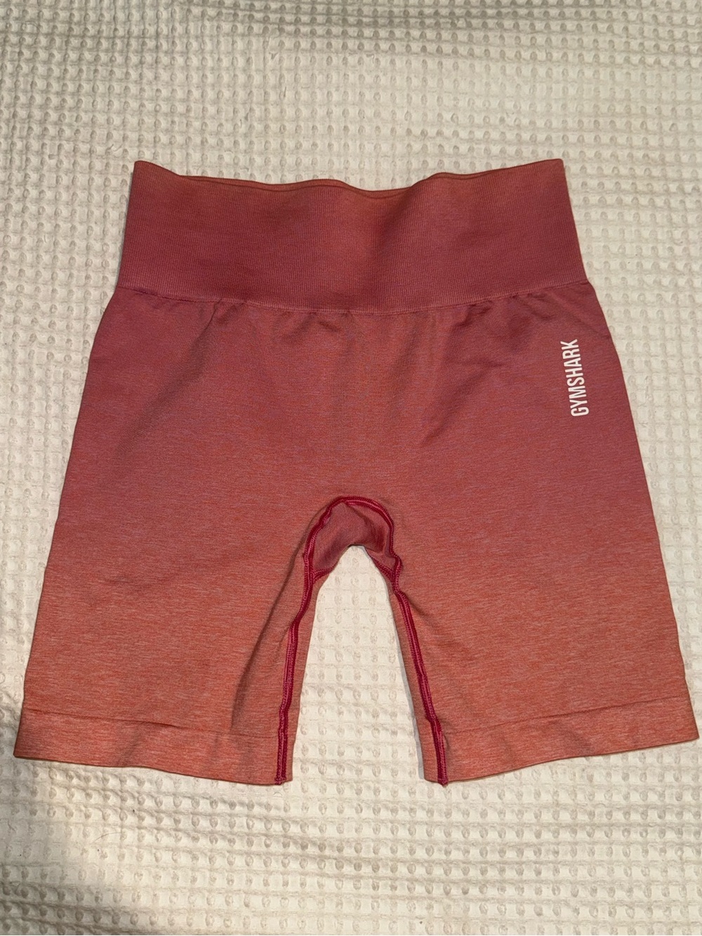 2/$20 - Gymshark Women's Ombre Red Bike Shorts